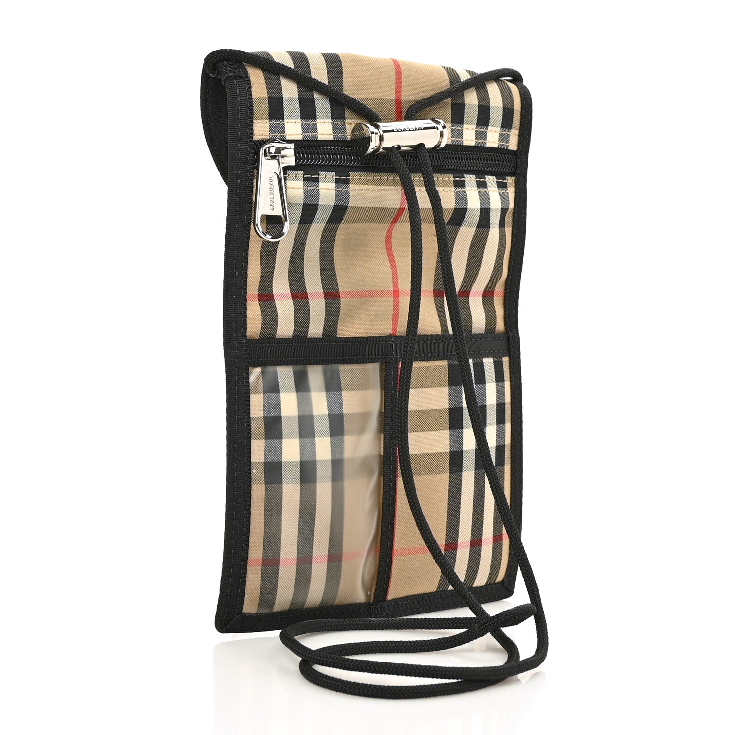 Burberry Nylon Vintage Check Phone Crossbody Archive Beige 3 of 8