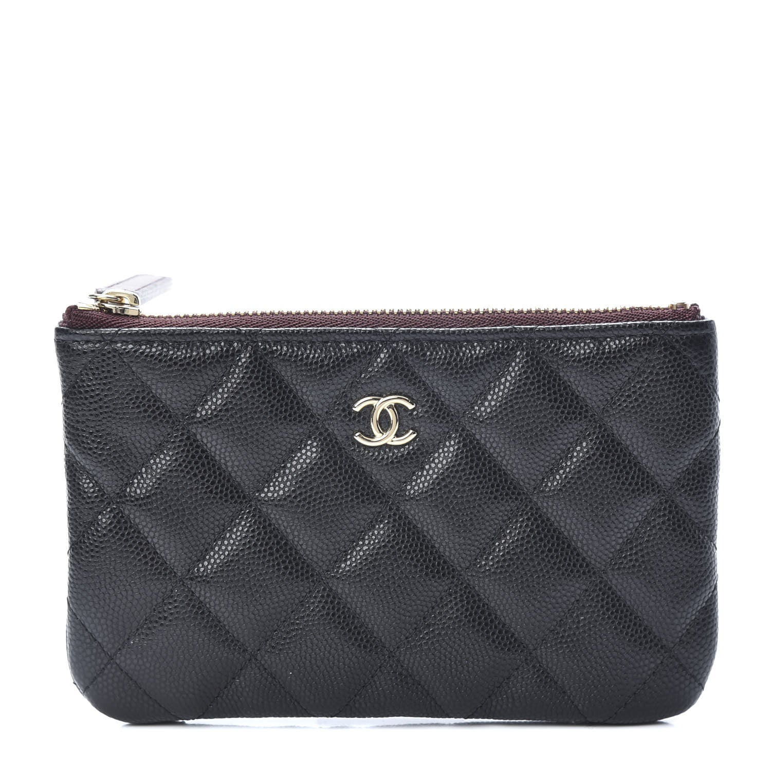 Chanel Caviar Quilted Small Cosmetic Case Black 1 of 8