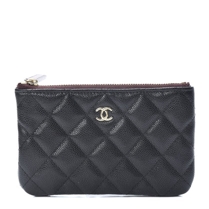 Chanel Caviar Quilted Small Cosmetic Case Black 1 of 8