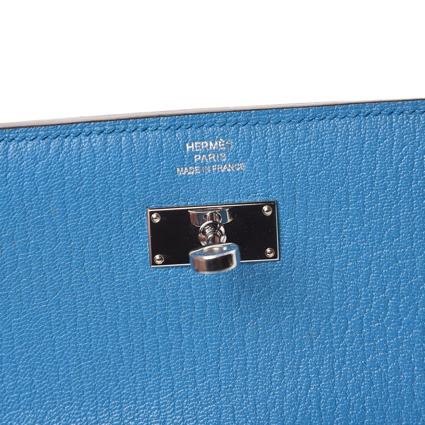 Chevre Mysore Medium Kelly Wallet Bleu Zanzibar