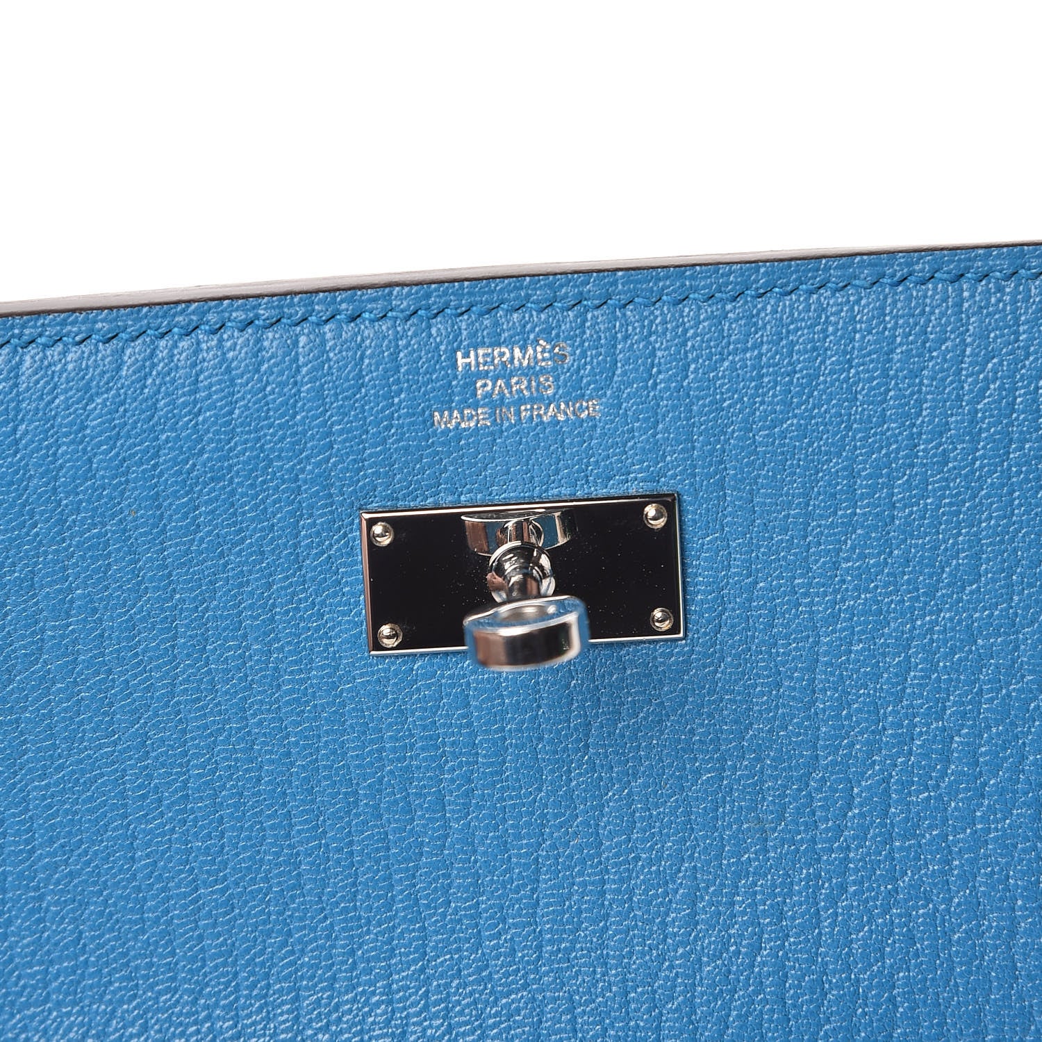 Hermes Chevre Mysore Medium Kelly Wallet Bleu Zanzibar 7 of 7