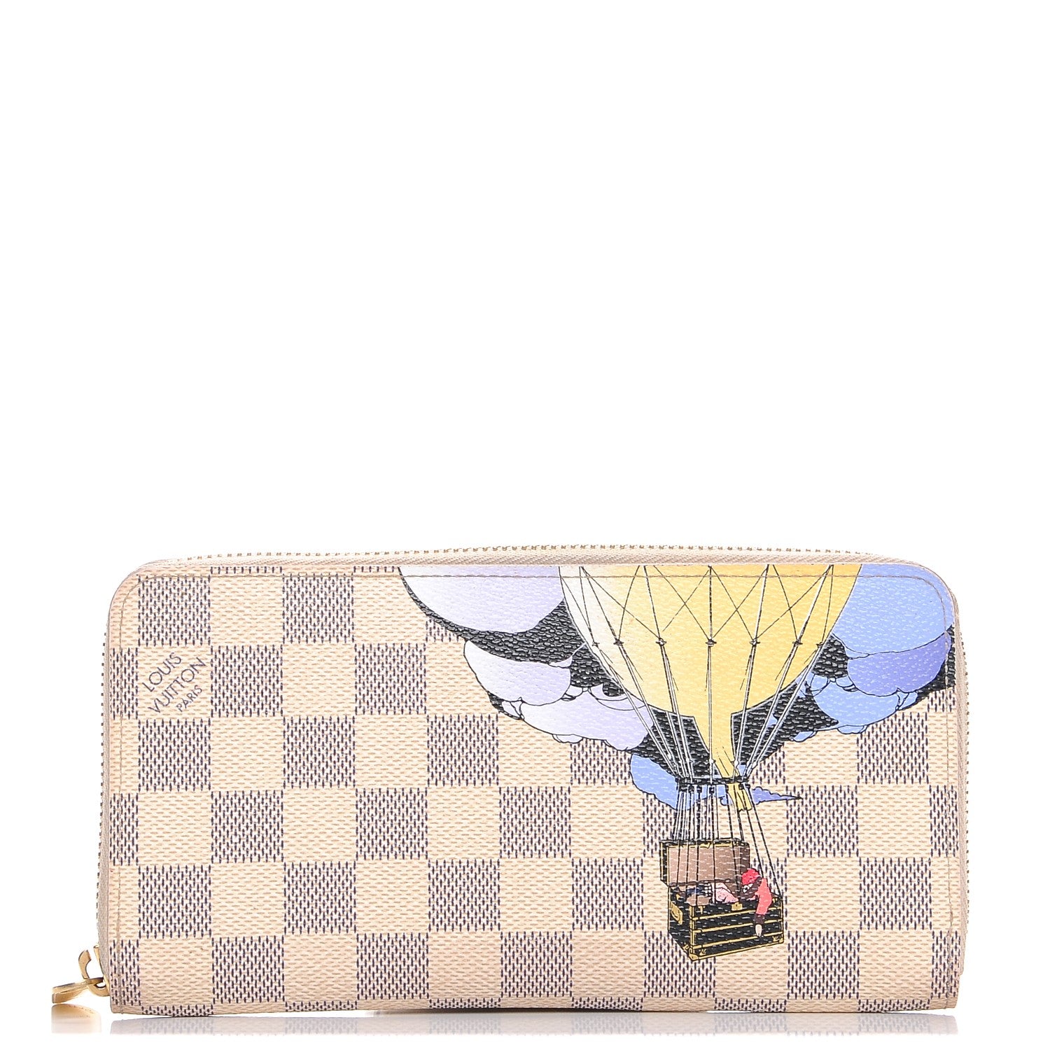 Louis Vuitton Damier Azur Illustre Zippy Wallet 1 of 12