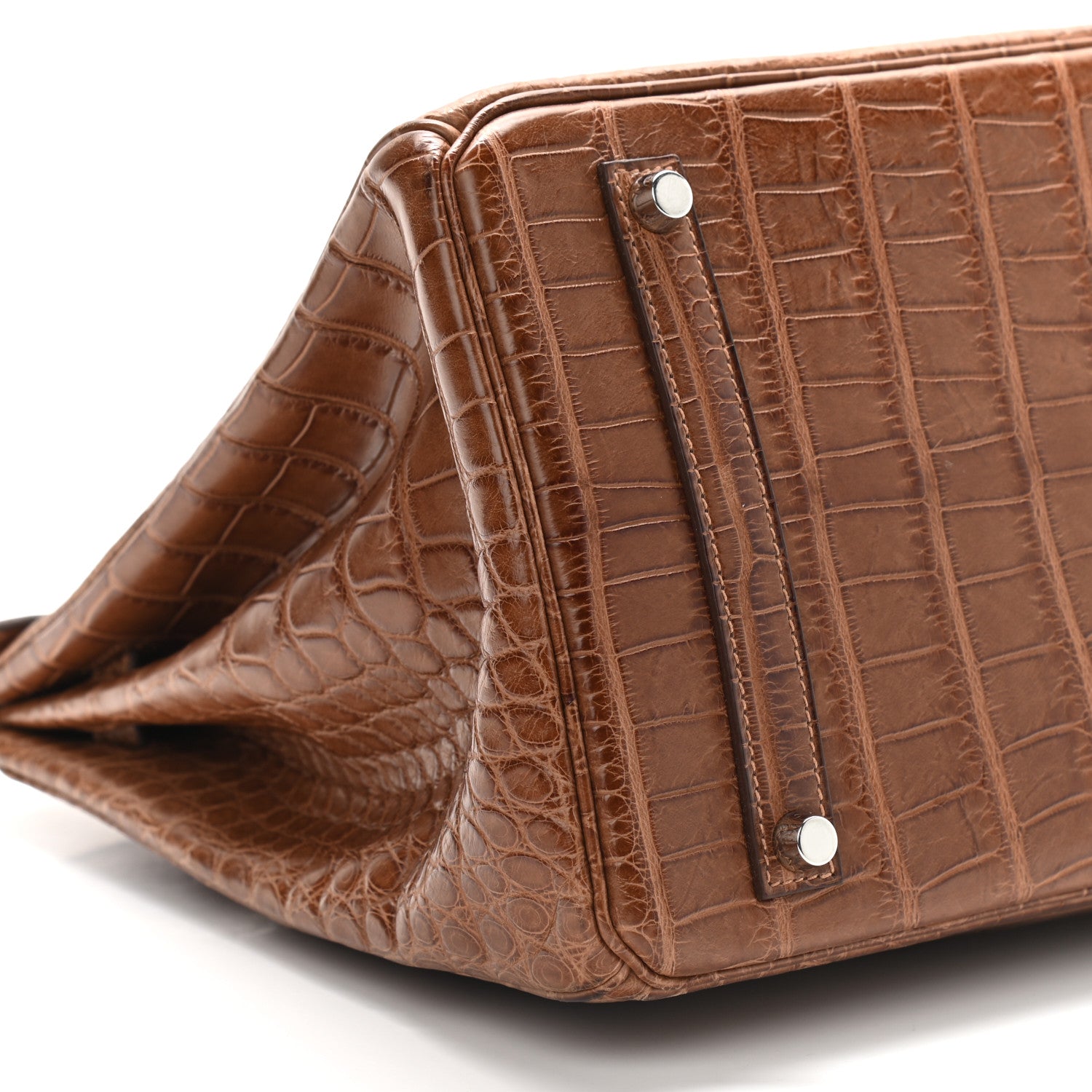 Hermes Matte Alligator Birkin 35 Alezan 8 of 10