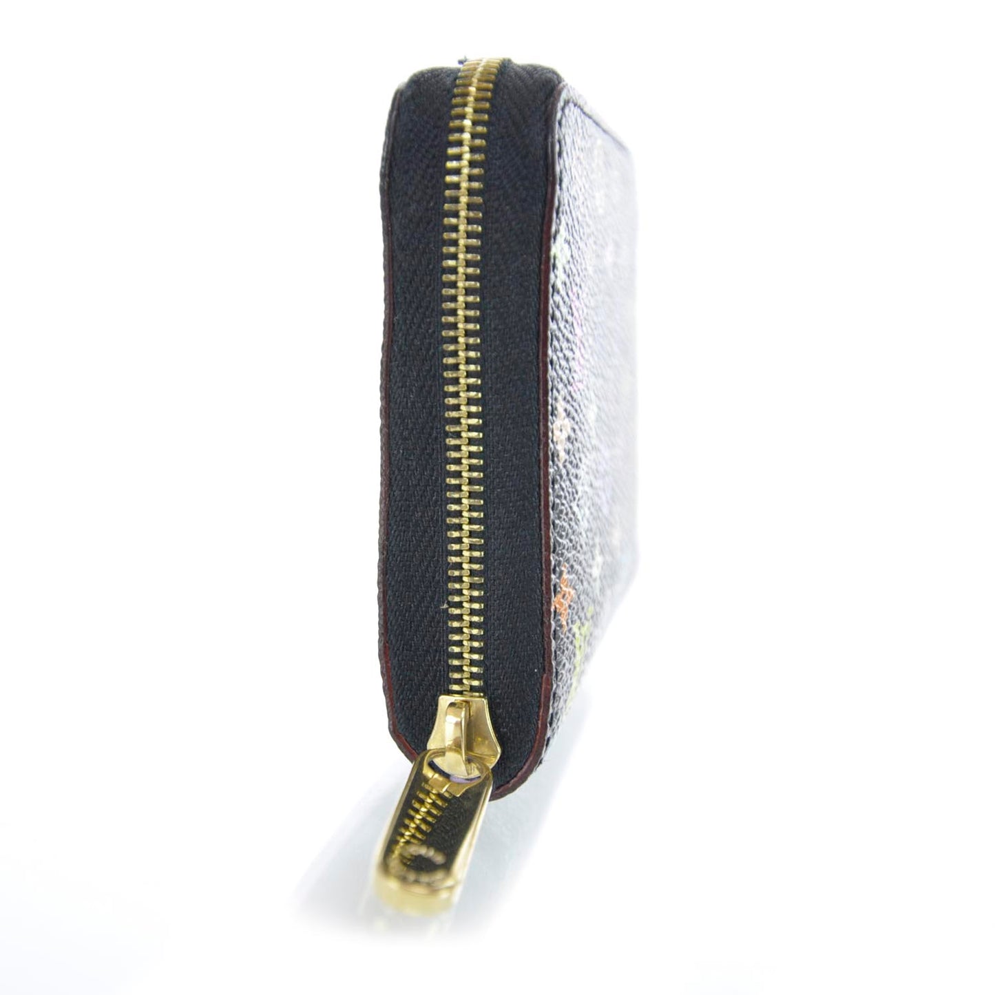 Monogram Multicolor Zippy Wallet Black Violet