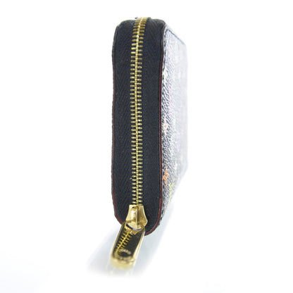 Louis Vuitton Monogram Multicolor Zippy Wallet Black Violet 6 of 8