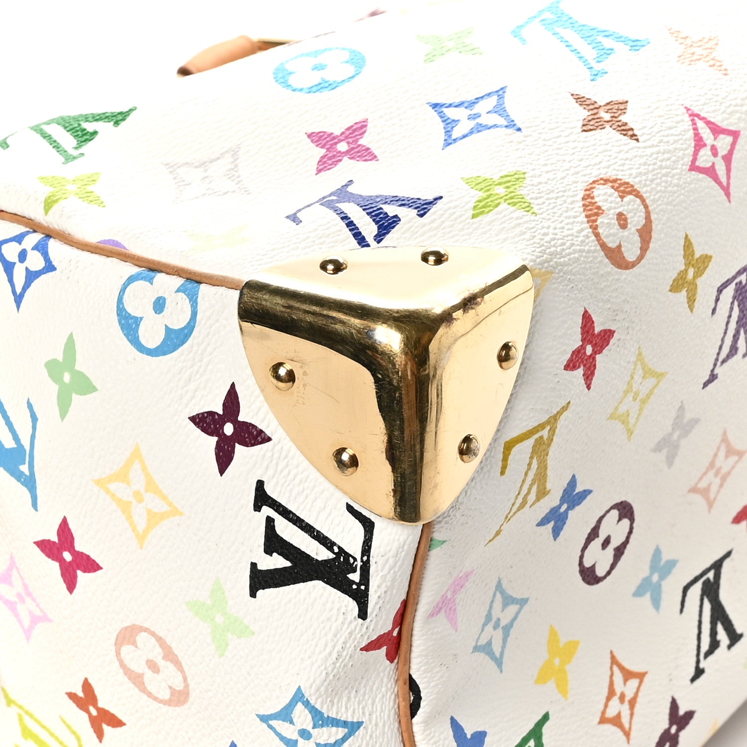 Louis Vuitton Monogram Multicolor Speedy 30 White 10 of 13