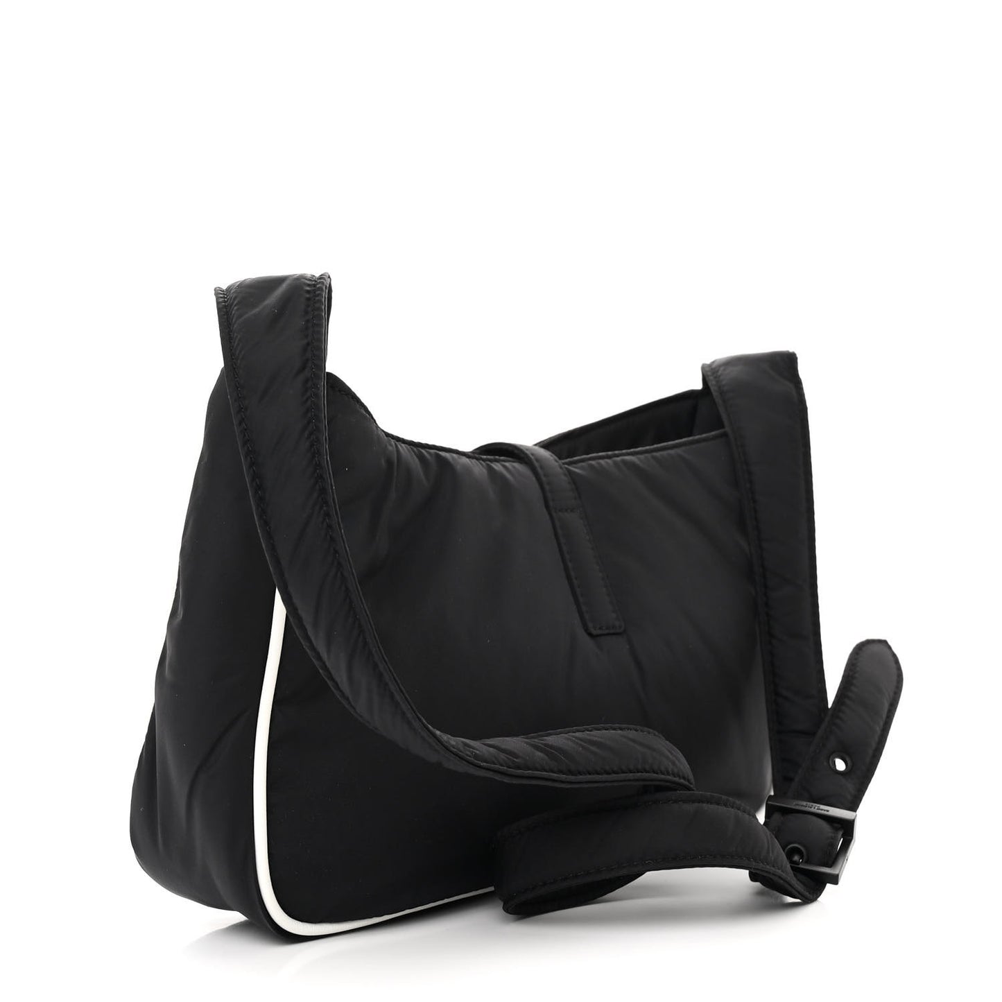 Econyl Nylon Le 5 A 7 Hobo Black White