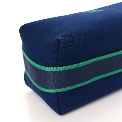 Hermes Canvas Small Bride-A-Brac Pouch Marine 7 of 8