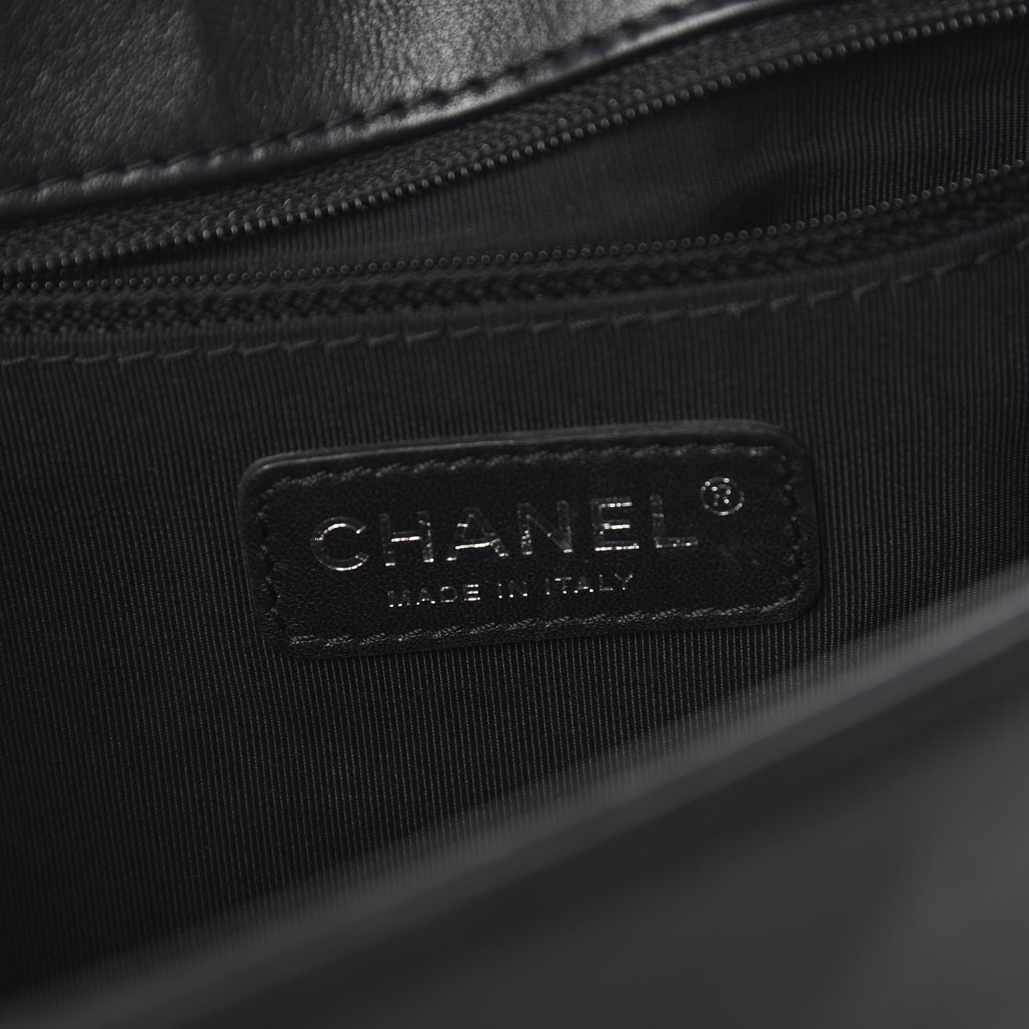 Chanel Lambskin Quilted Large Boy Flap Black 5 of 12