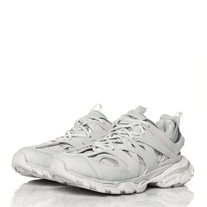 Balenciaga Rubber Mesh Fabric Monocolor Recycled Sole Womens Track Sneakers 38 White 3 of 9