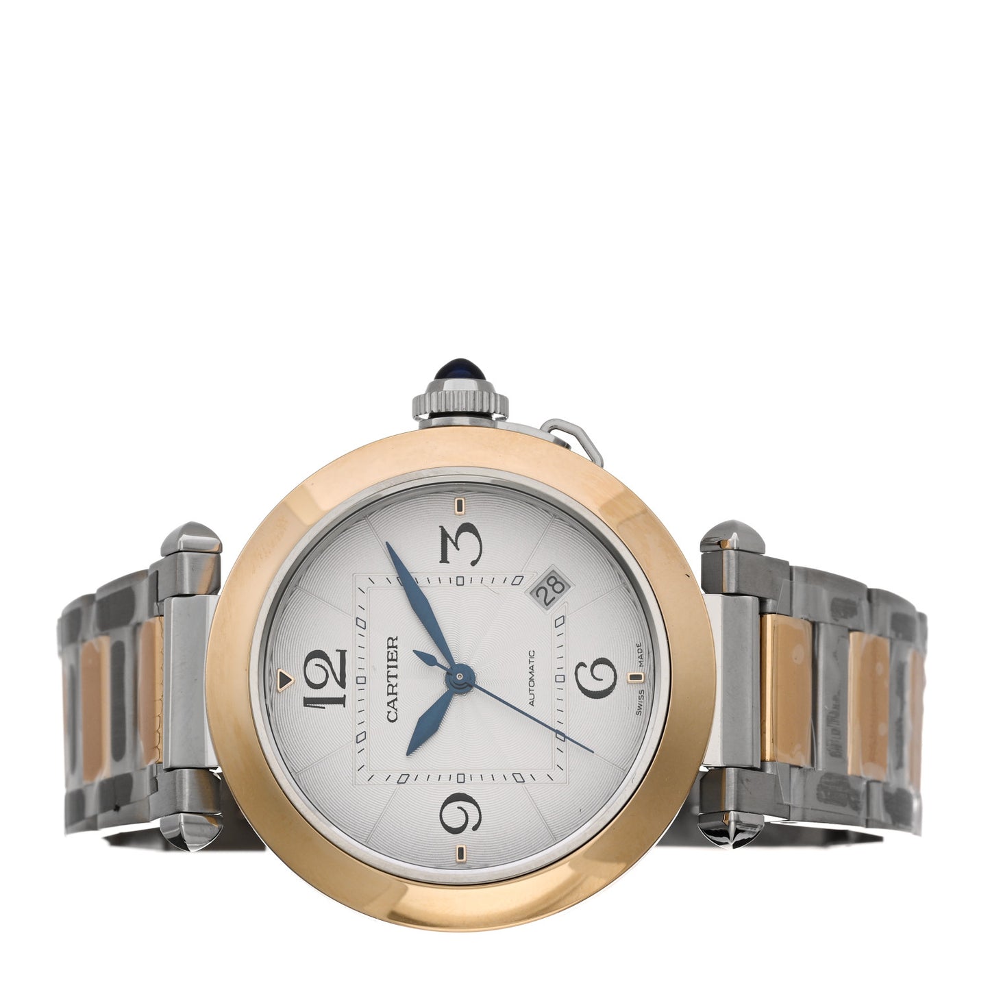 Stainless Steel 18K Yellow Gold 41mm Pasha C Automatic Watch