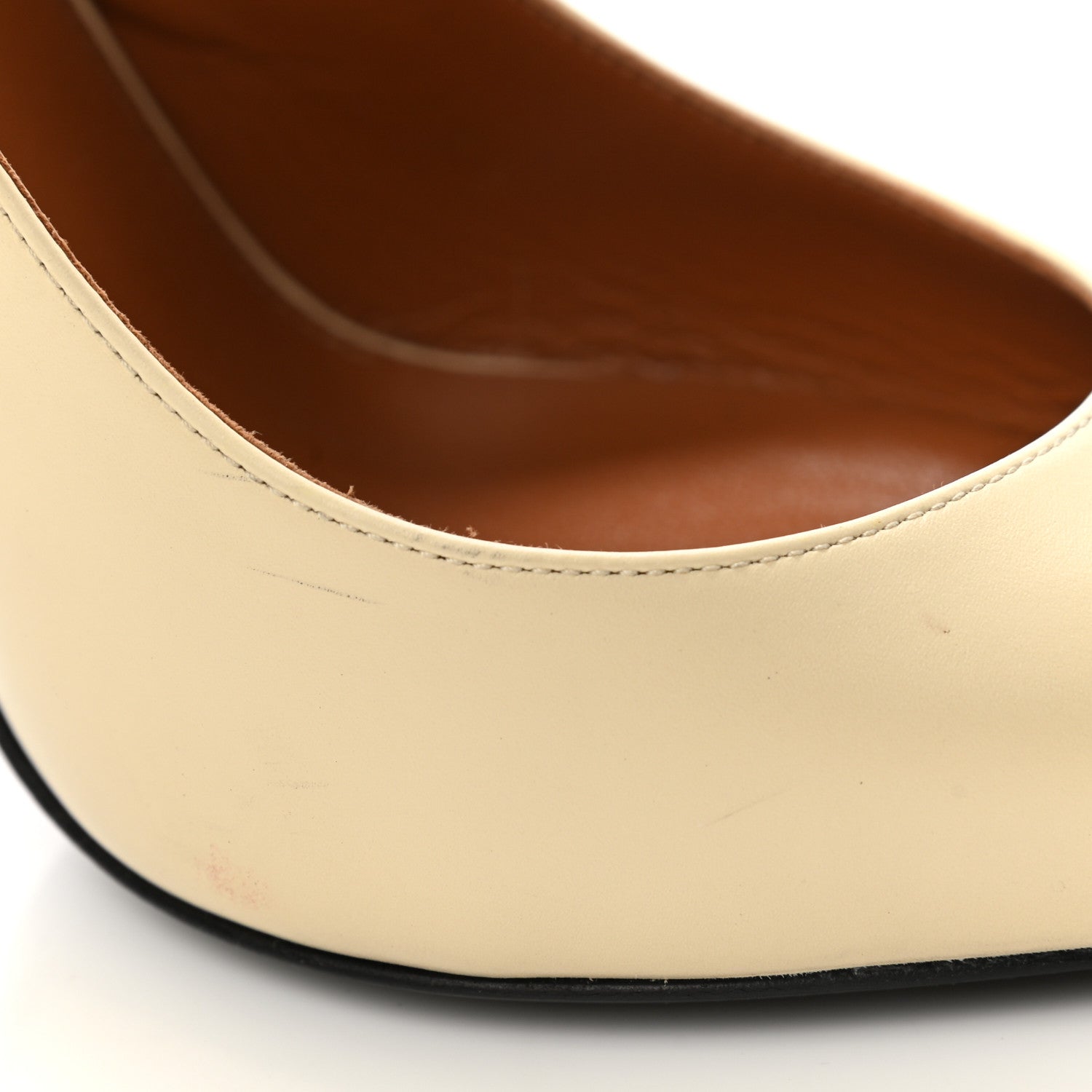 Saint Laurent Calfskin Opyum 110 Slingback Pumps 39.5 Real Beige 11 of 11