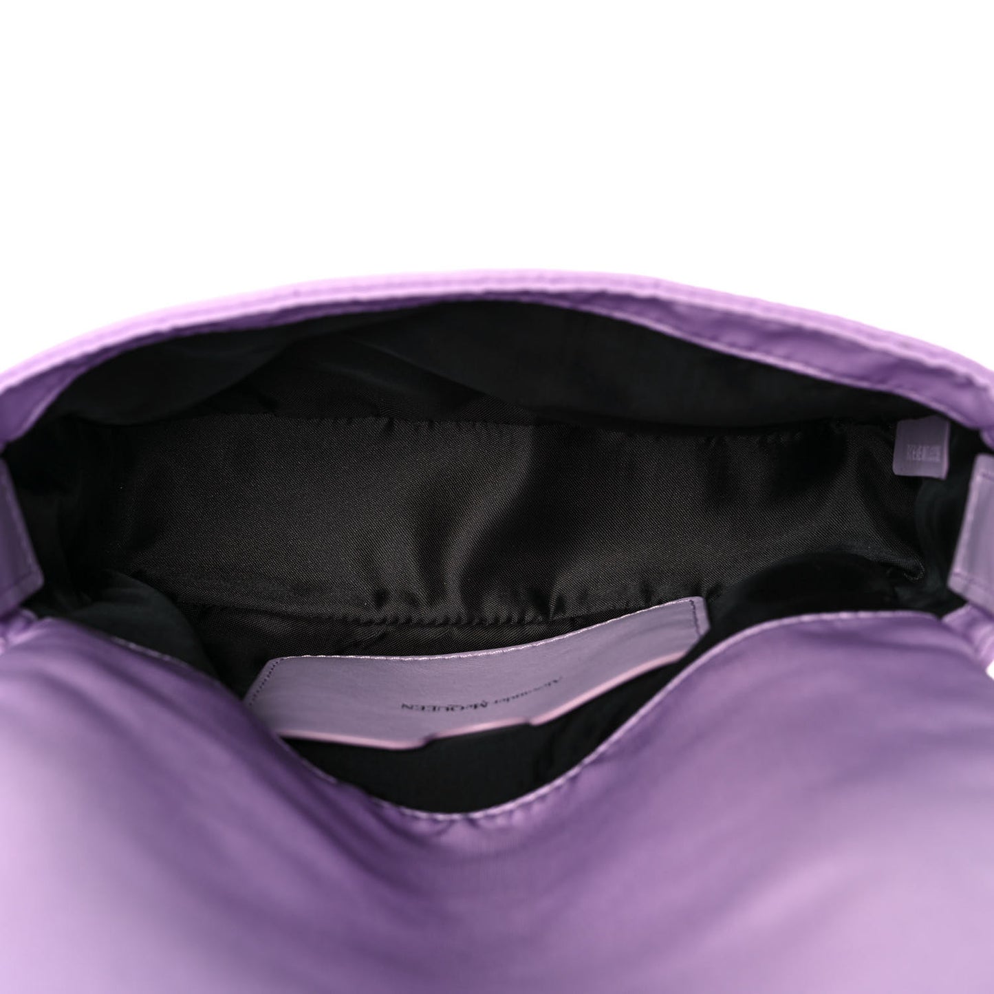 Nylon Skull Camera Crossbody Bag Lilac