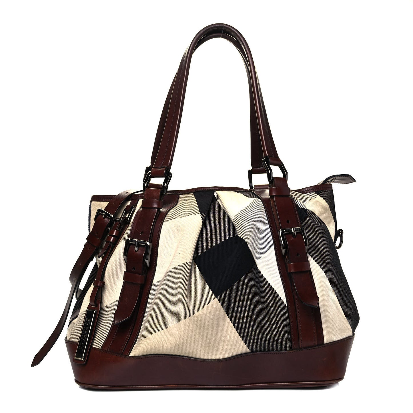 Canvas Mega Check Lowry Brown