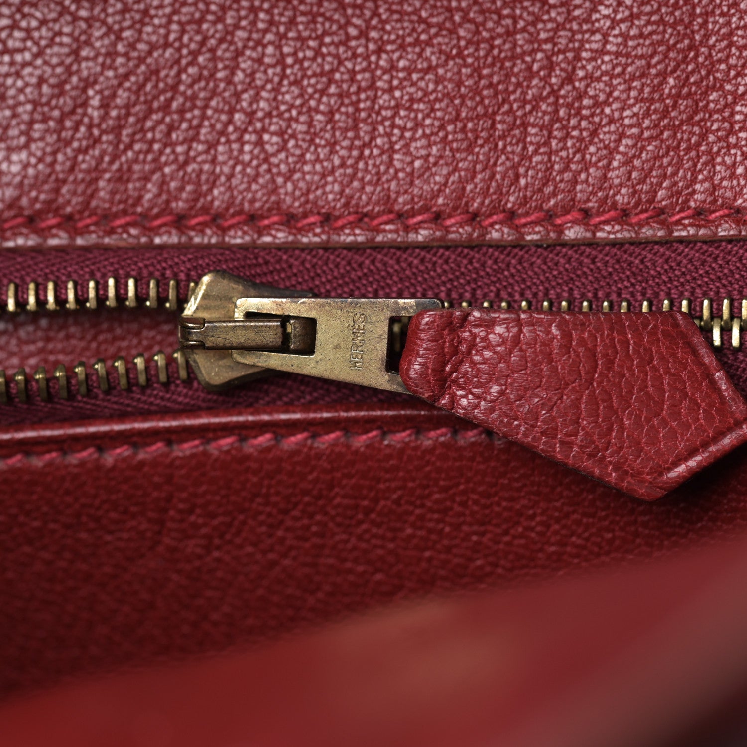 Hermes Shiny Alligator Birkin 35 Rouge Vif 17 of 38