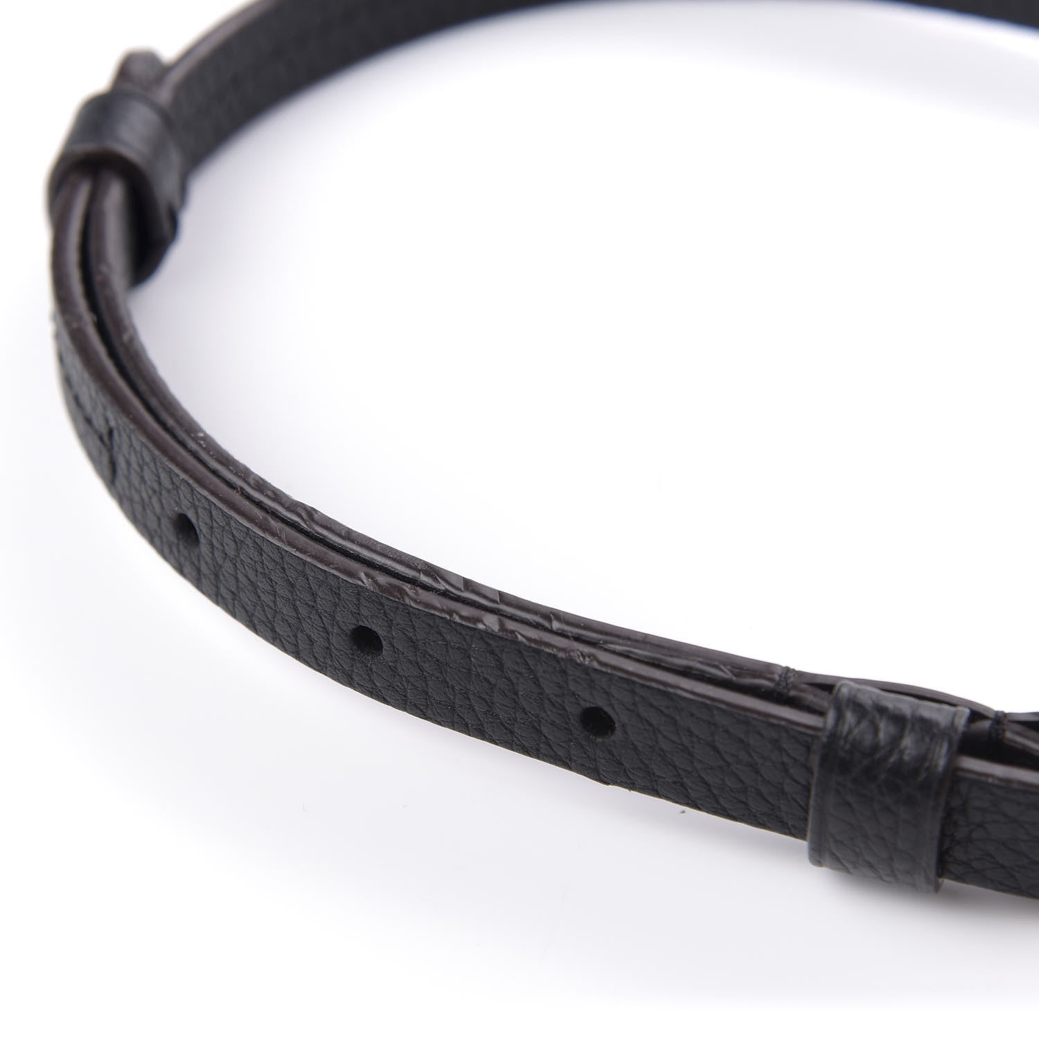 Louis Vuitton Calfskin Adjustable Retiro NM Shoulder Strap Black 4 of 4