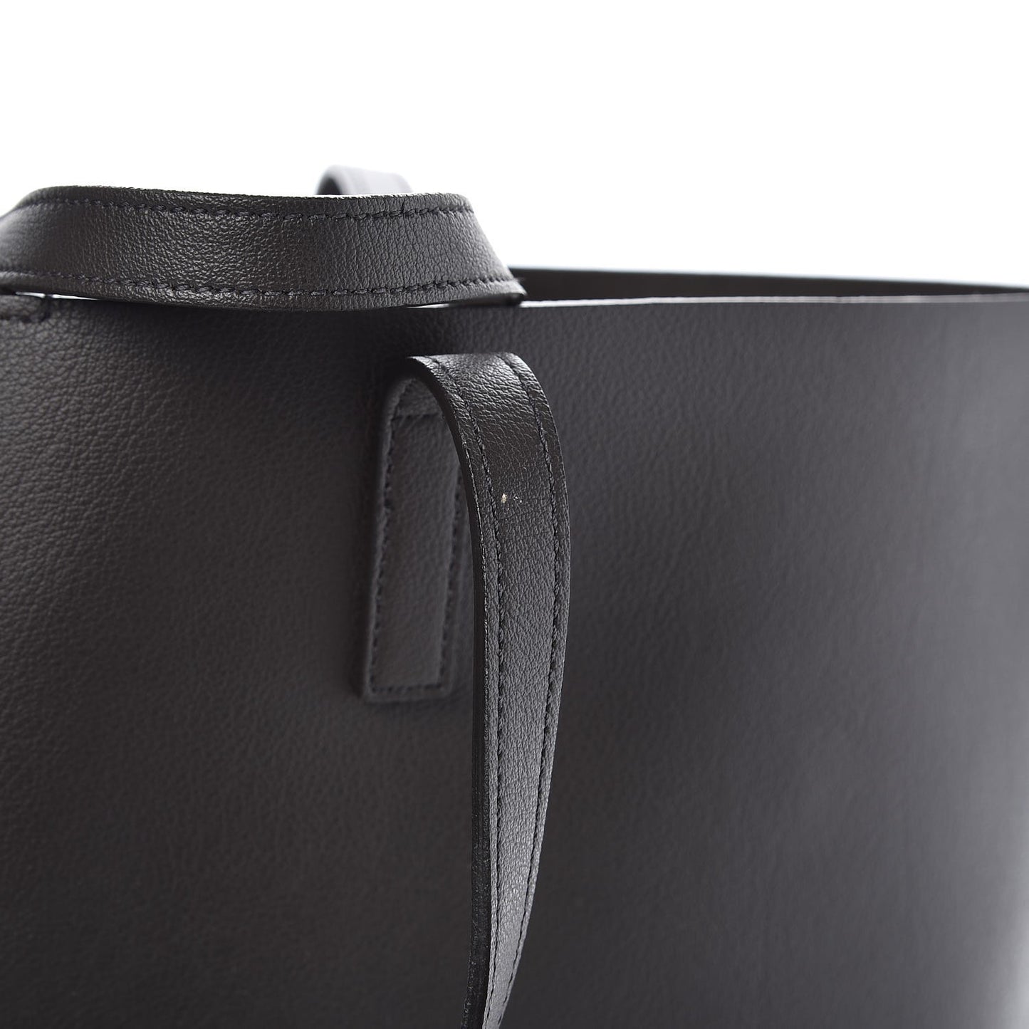 Calfskin Large Shopping Tote Dark Grey