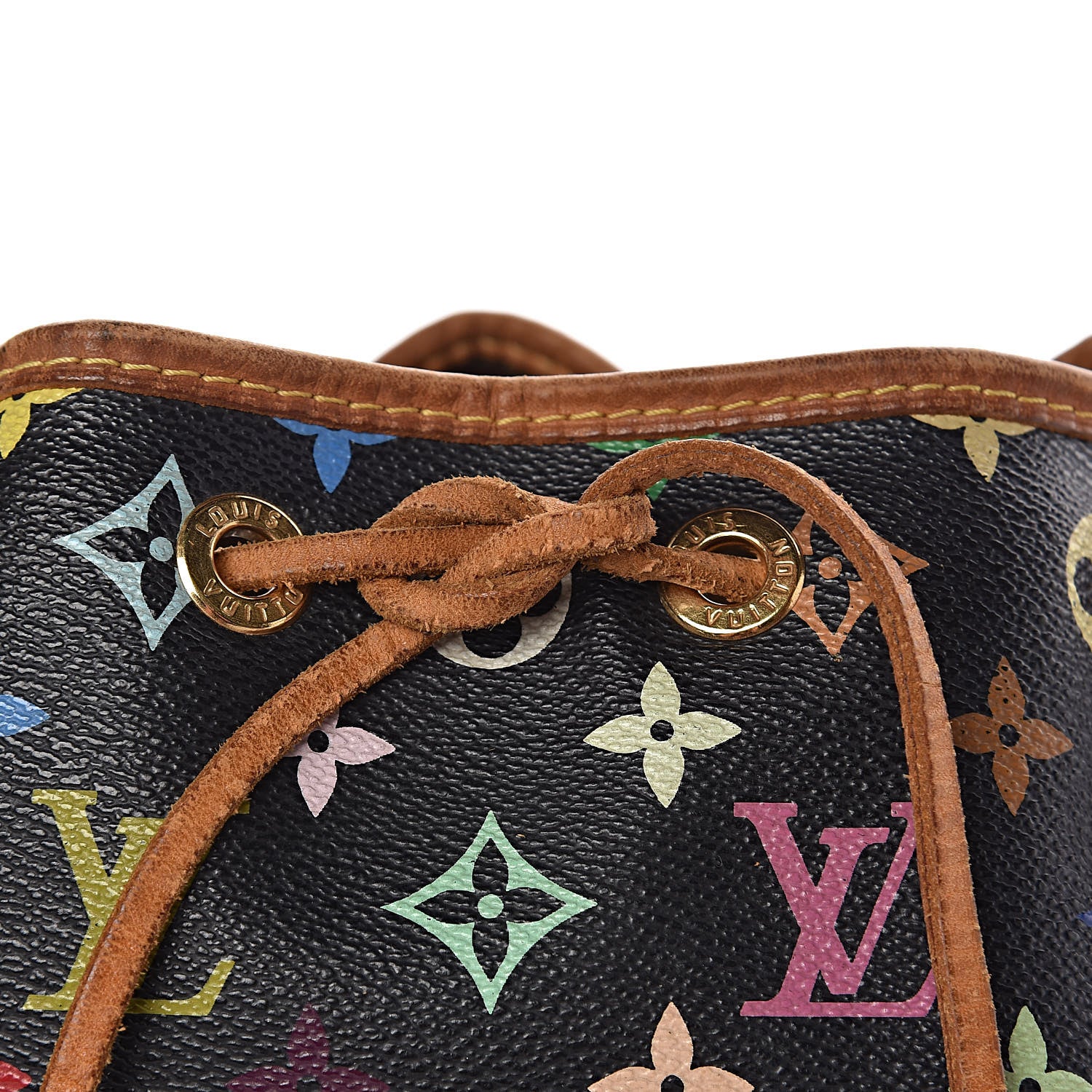 Louis Vuitton Monogram Multicolor Petit Noe Black 14 of 14