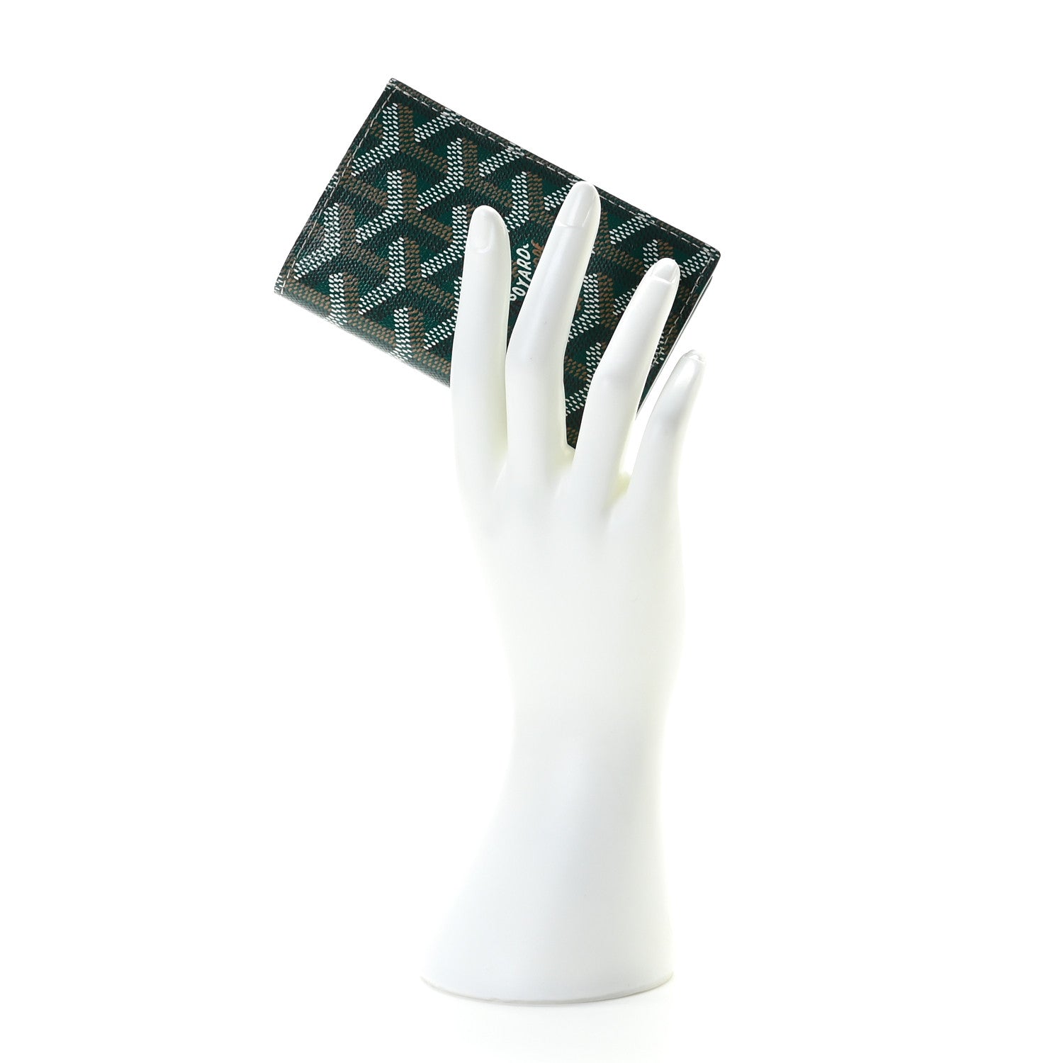 Goyard Goyardine Saint Pierre Card Holder Green 2 of 6