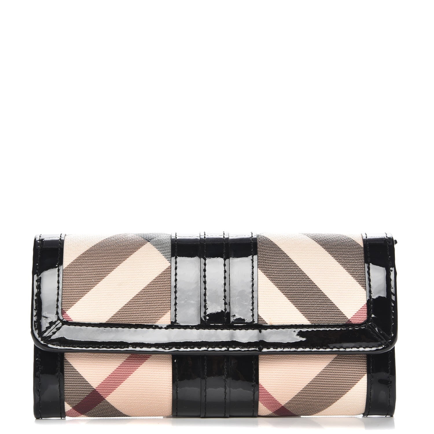 Burberry Nova Check Penrose Continental Wallet Black 1 of 10