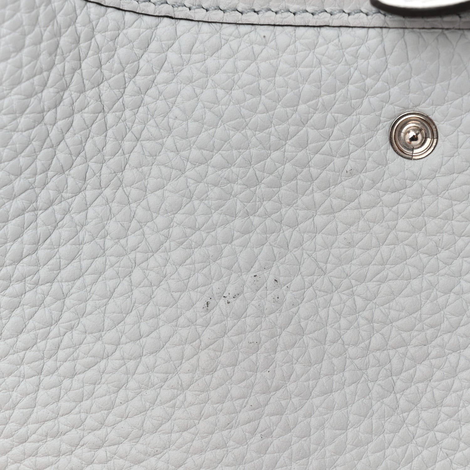 Hermes Taurillon Clemence Amazone Evelyne TPM Bleu Pale Etain 12 of 12
