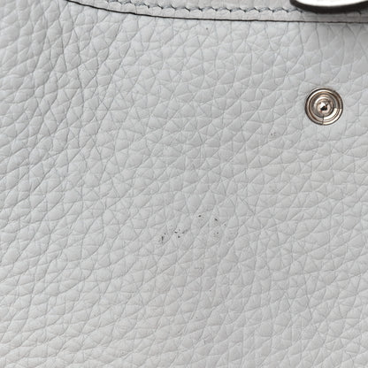 Hermes Taurillon Clemence Amazone Evelyne TPM Bleu Pale Etain 12 of 12