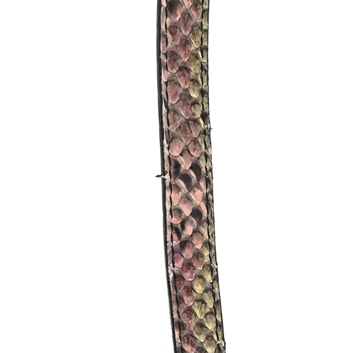 Fendi Snakeskin Mirror Baguette Shoulder Bag 9 of 9
