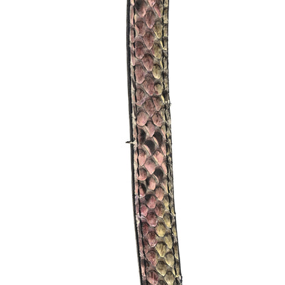 Fendi Snakeskin Mirror Baguette Shoulder Bag 9 of 9