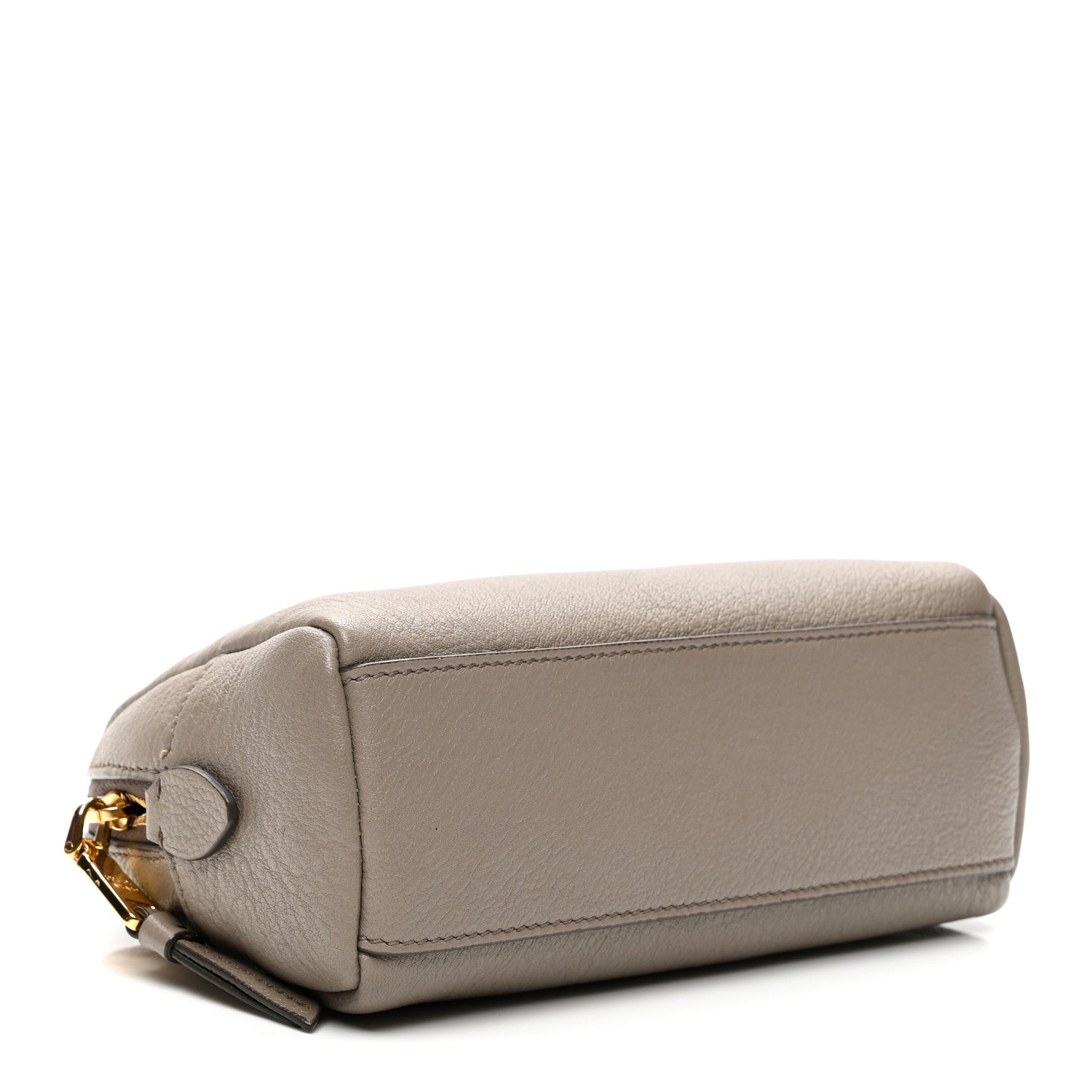 Prada Vitello Daino Cosmetic Pouch Argilla 4 of 8
