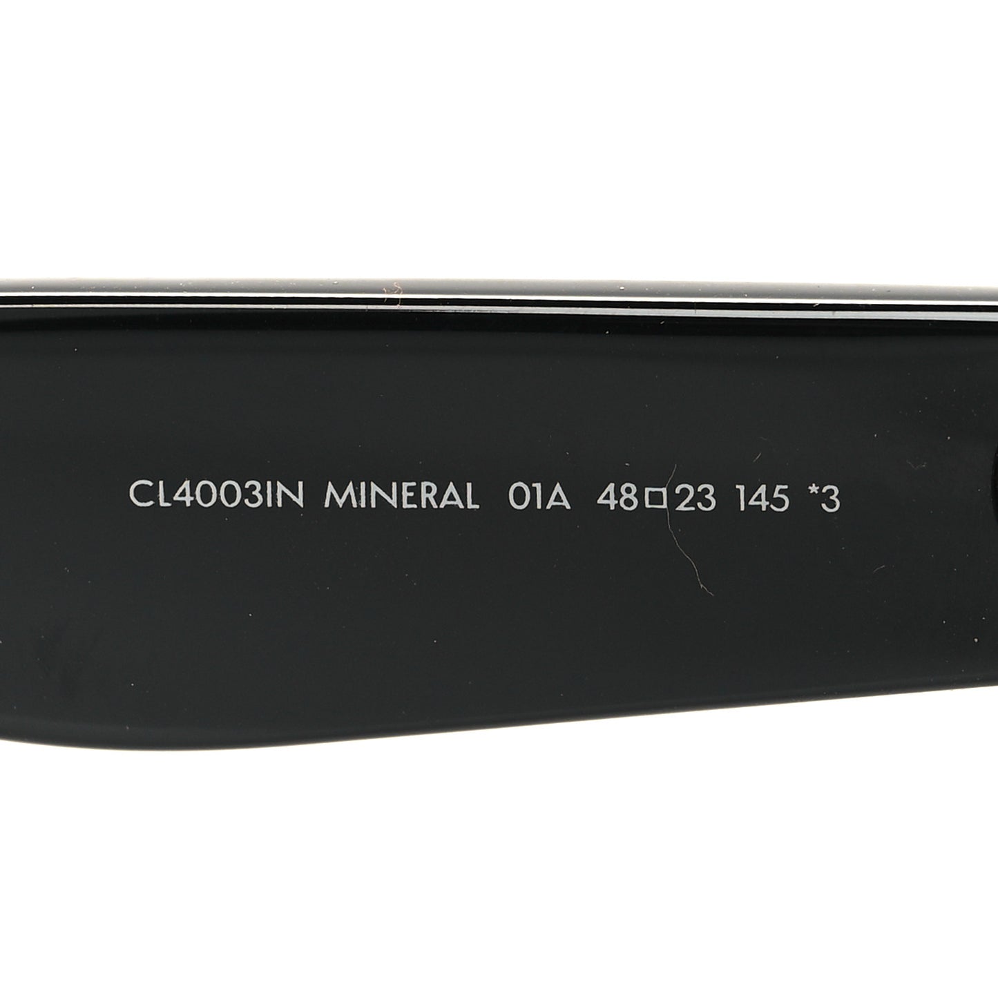 Acetate Studded Mineral Round Sunglasses CL40031N Black