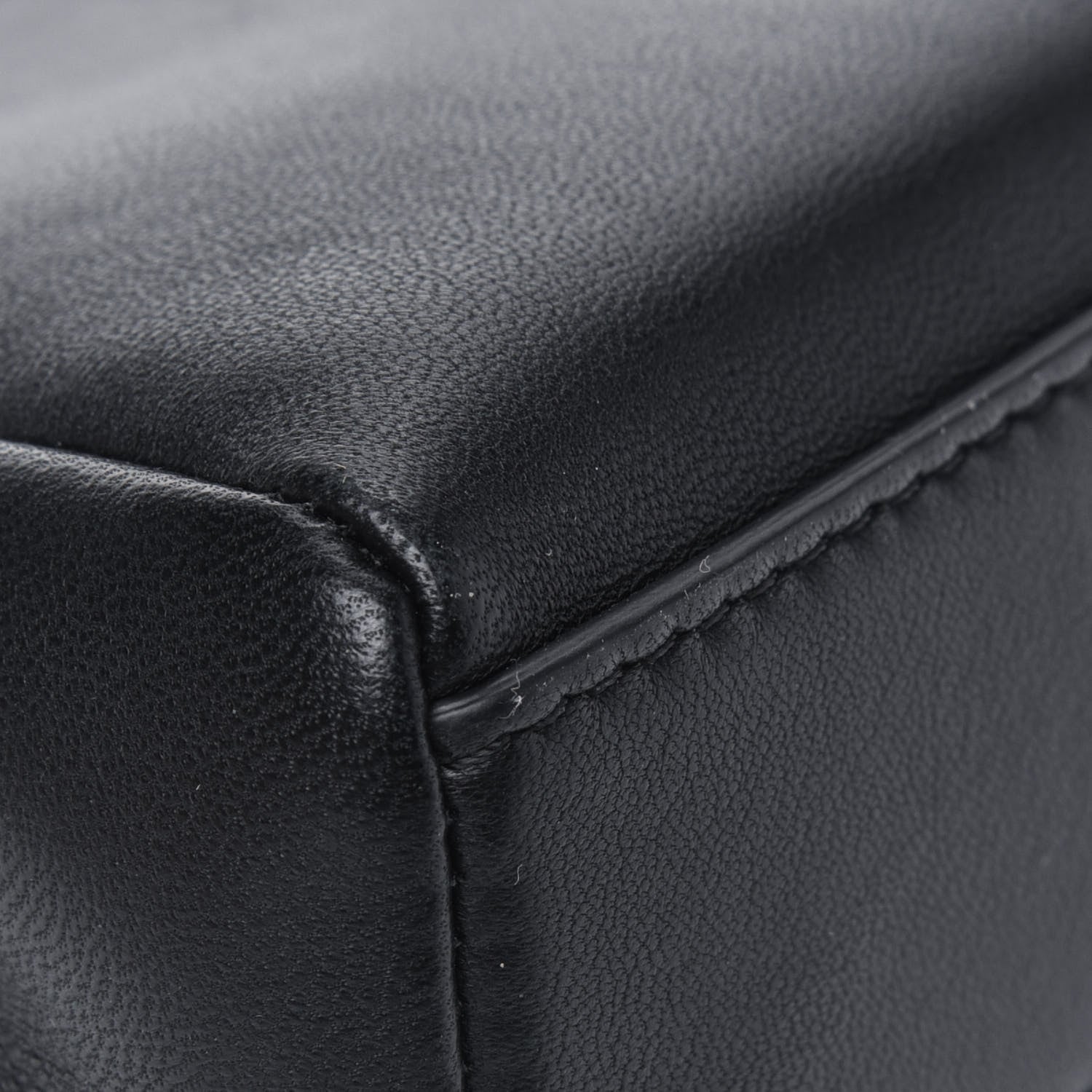 Fendi Nappa Micro Peekaboo Iconic Satchel Black 9 of 12