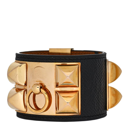Hermes Epsom Collier de Chien CDC Bracelet XS Black 1 of 6