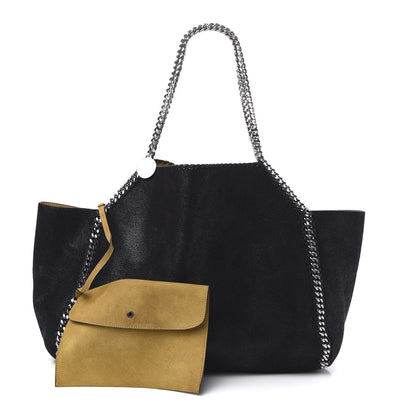 Stella McCartney Shaggy Deer Falabella Reversible Tote Black 1 of 13