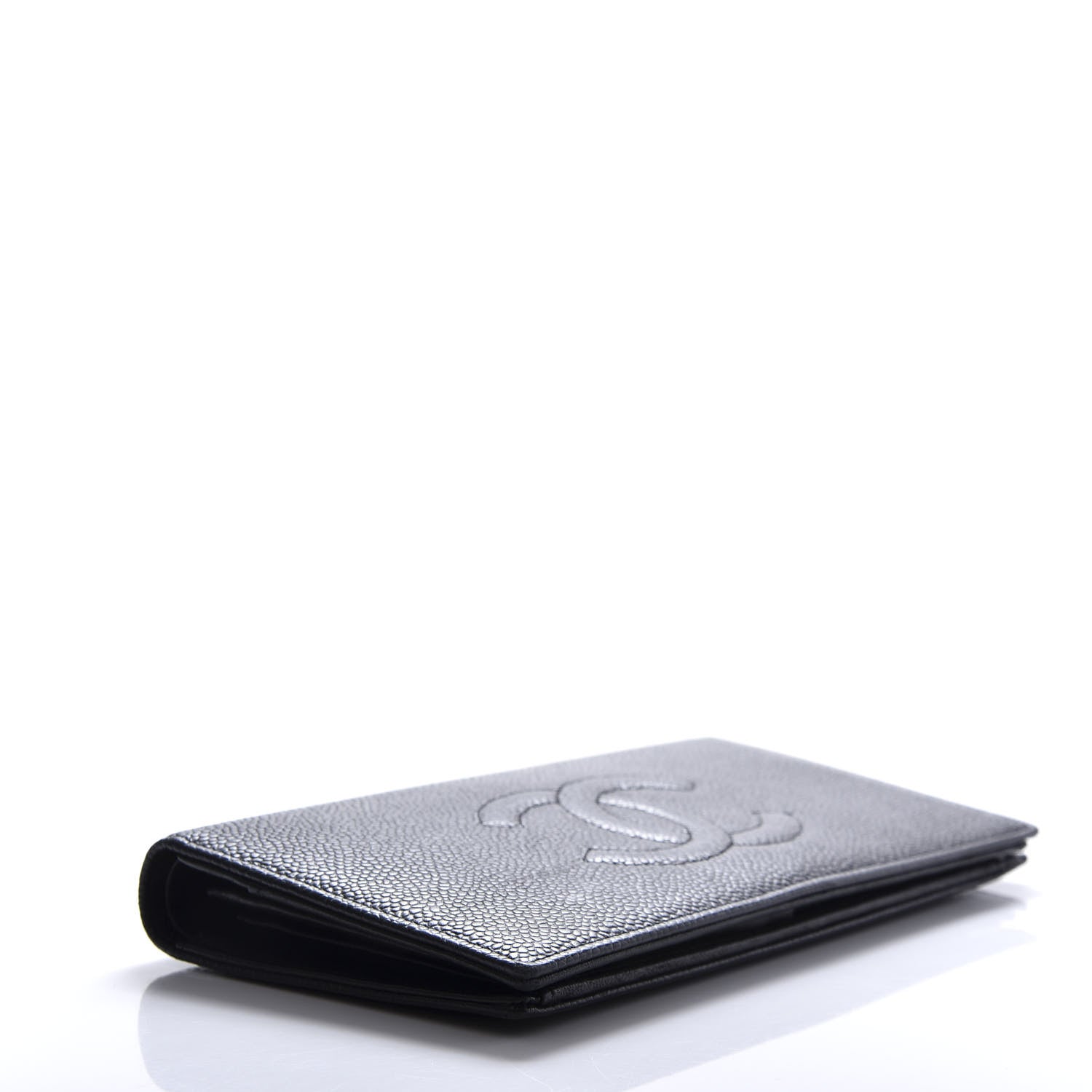 Chanel Caviar Timeless CC Yen Wallet Black 4 of 9