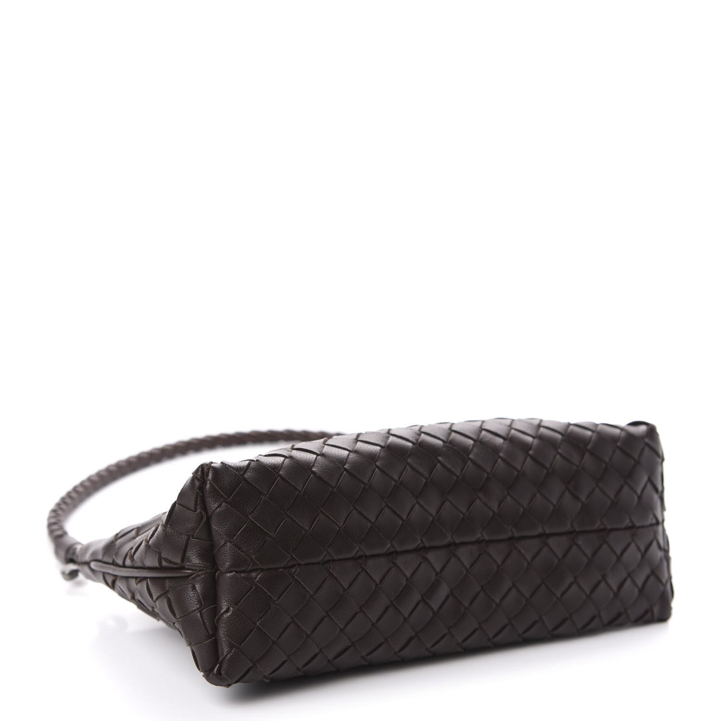Nappa Intrecciato Mini Shoulder Bag Ebano