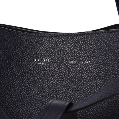 Celine Soft Grained Calfskin Small Belt Cabas Phantom Navy 9 of 9