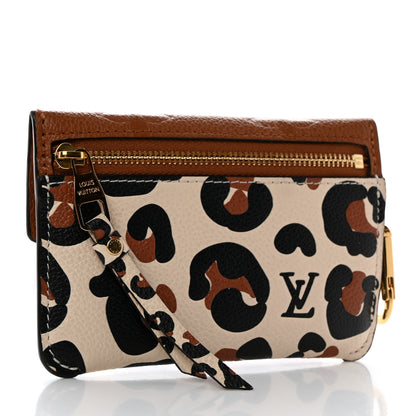Louis Vuitton LOUIS VUITTON Empreinte Monogram Giant Wild At Heart Key Pouch Caramel 3 of 6