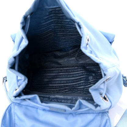 Prada Tessuto Nylon Vela Small Backpack Celeste 5 of 13