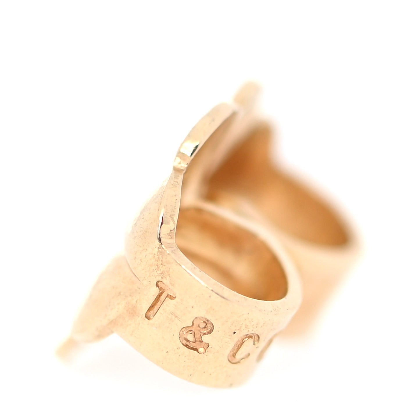 Sterling Silver 18K Yellow Gold Interlocking Circle Earrings