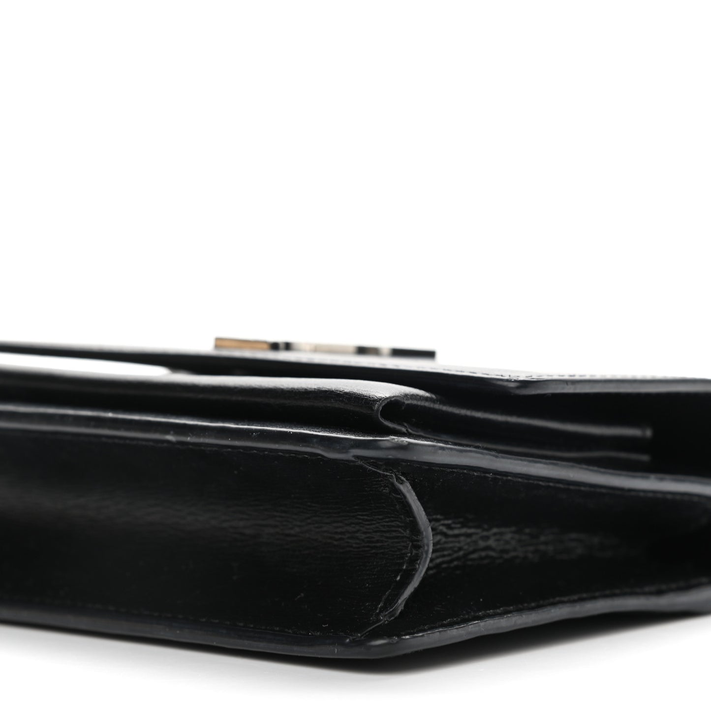 Calfskin Monogram Sunset Chain Wallet Black