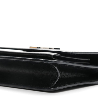 Saint Laurent Calfskin Monogram Sunset Chain Wallet Black 18 of 27