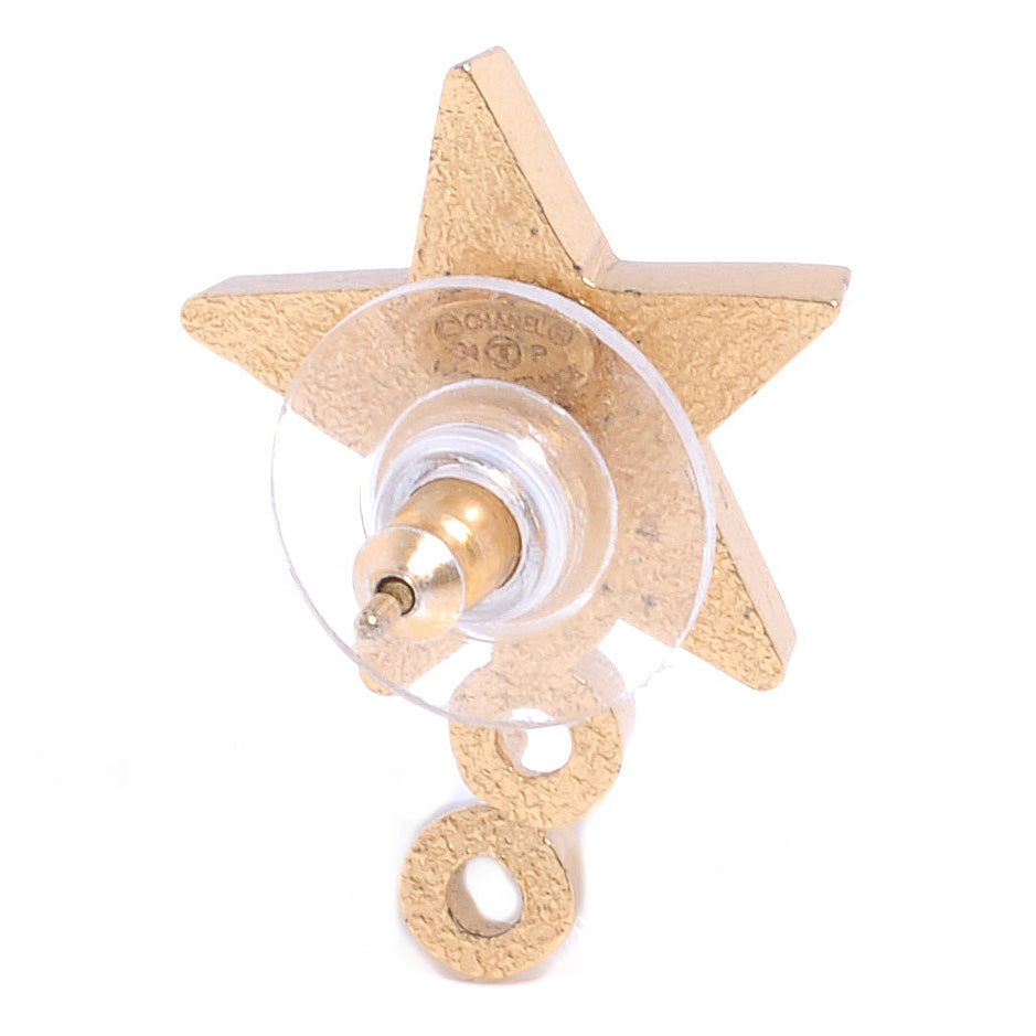 COCO Star Earrings Black and Gold