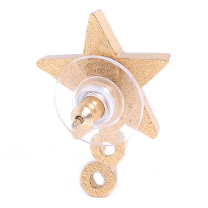 Chanel COCO Star Earrings Black and Gold 5 of 6
