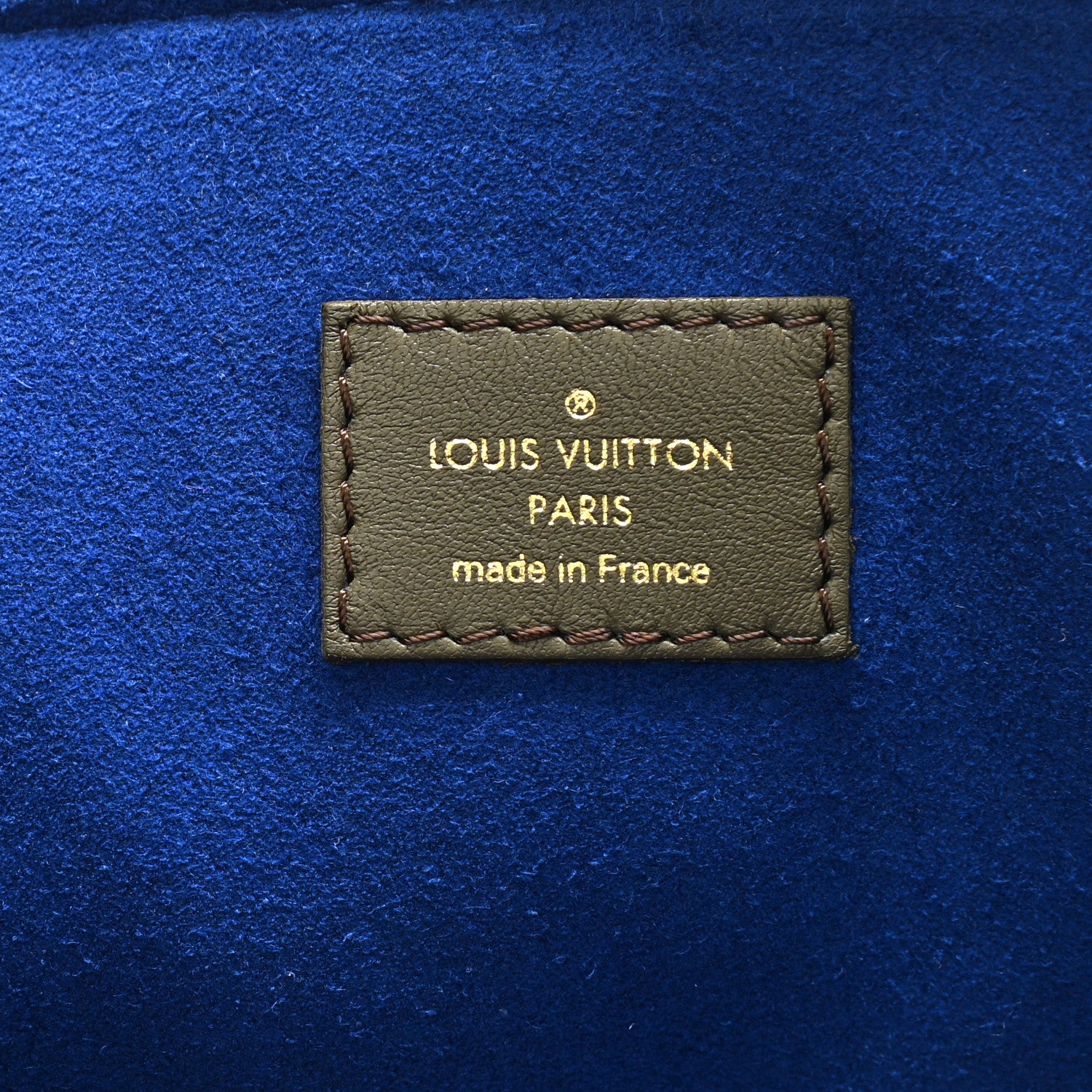 Louis Vuitton Lambskin Embossed Monogram Coussin MM Khaki 7 of 10