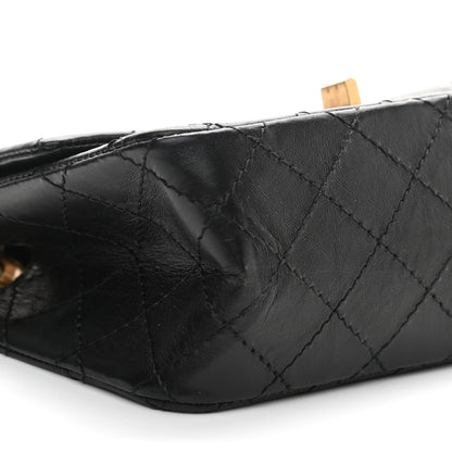Chanel Aged Calfskin Quilted 2.55 Reissue Mini Flap Black 8 of 9