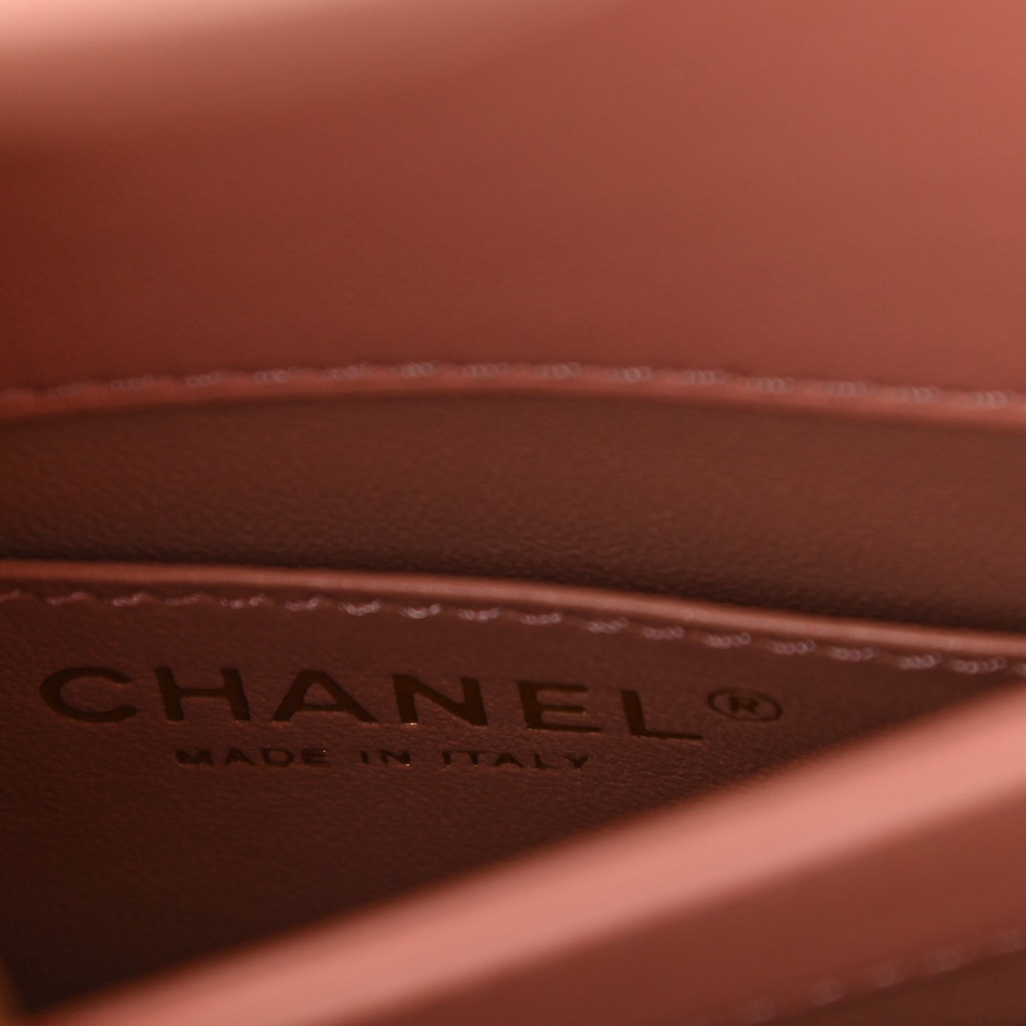 Calfskin Quilted Small Top Handle Flap Blush