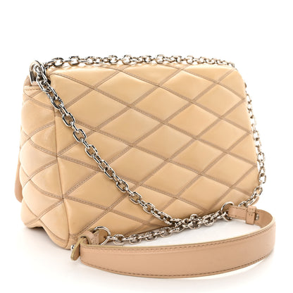 Louis Vuitton Lambskin Malletage GO-14 MM Champagne 3 of 9