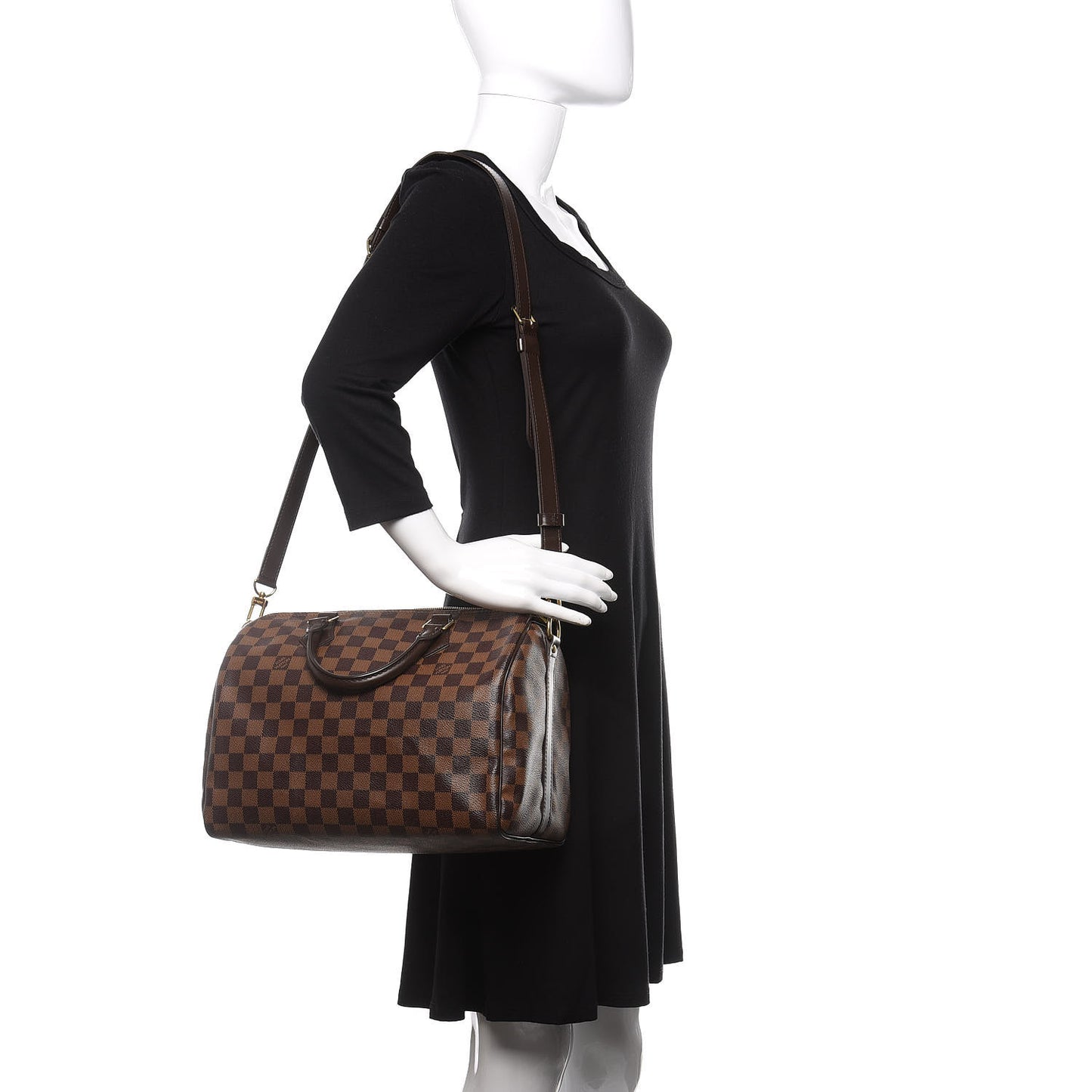 Damier Ebene Speedy Bandouliere 30