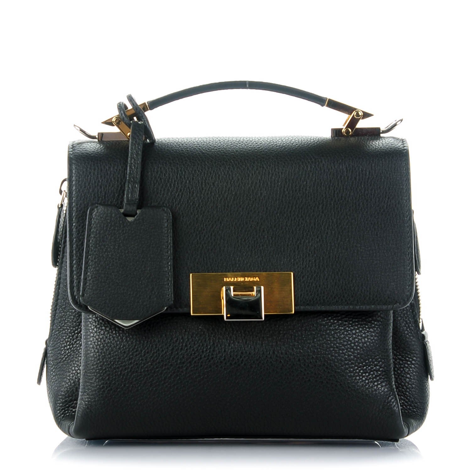 Balenciaga Grained Calfskin Le Dix Mini Soft Cartable Crossbody Black 1 of 8