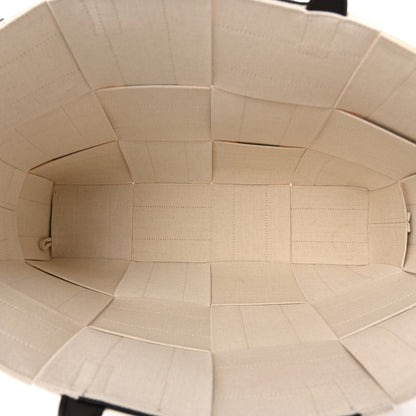 Bottega Veneta Canvas Nappa Maxi Intrecciato Large Arco Tote Natural Fondant 6 of 11
